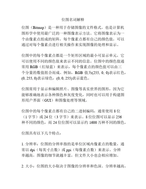 位图名词解释