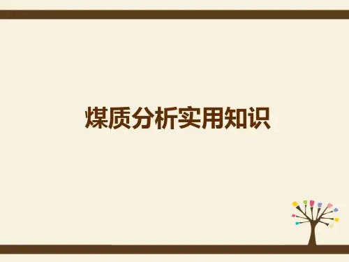 煤质分析实用知识