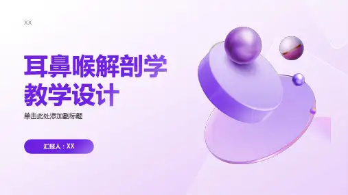 耳鼻喉解剖学教学设计