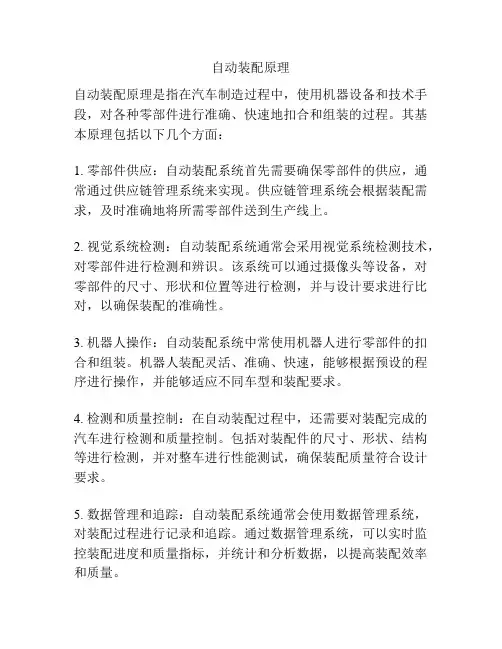 自动装配原理