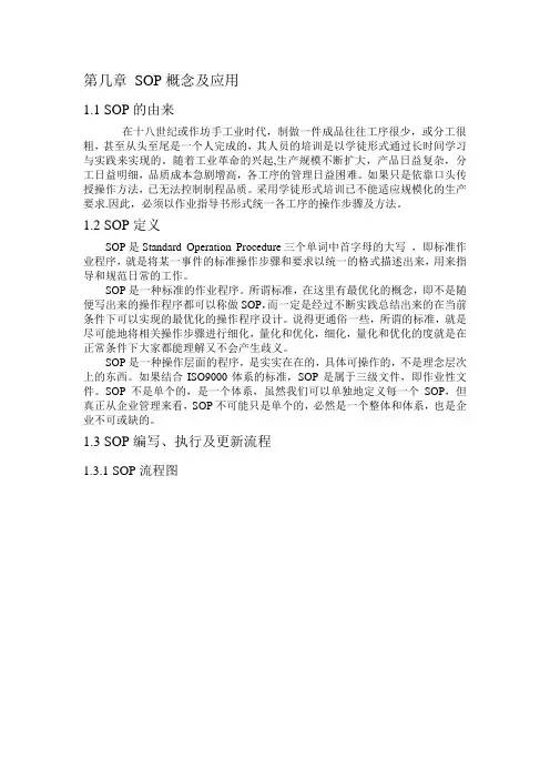 SOP 作业指导书