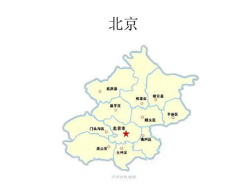 中国各省地图课件