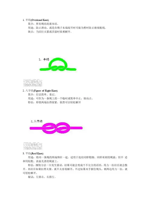 专业绳结十二法
