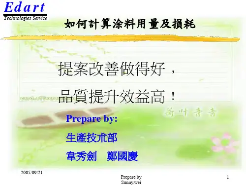 如何计算涂装油漆用量及损耗