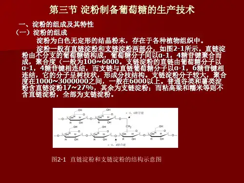 淀粉水解糖的制备方法