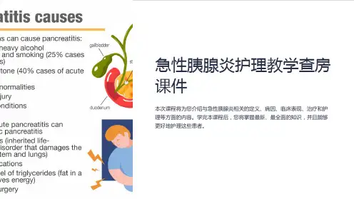 急性胰腺炎护理教学查房课件