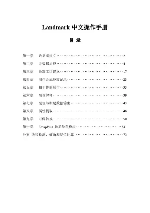 landmark手册