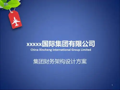 集团财务部架构设计方案ppt课件