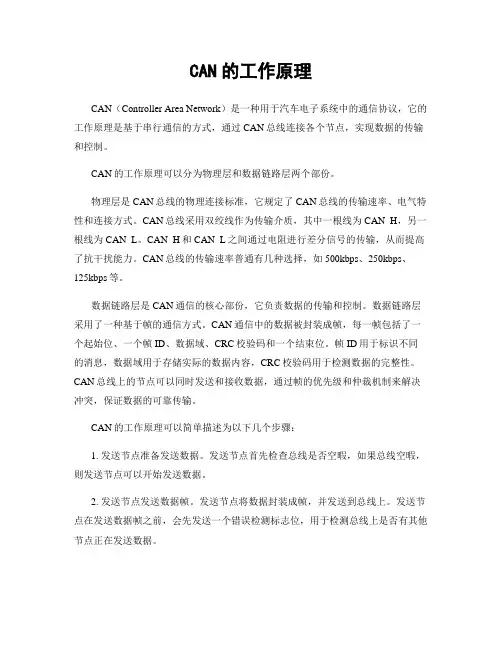 CAN的工作原理