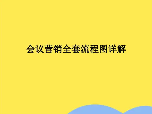 会议营销全套流程图详解