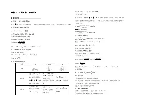 2021版高考数学江苏(理)考前三个月考前抢分必做 考前回扣3 