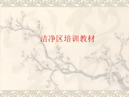 洁净区培训教材