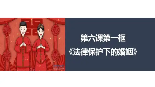 法律保护下的婚姻 课件高中政治统编版选择性必修二法律与生活 (2)