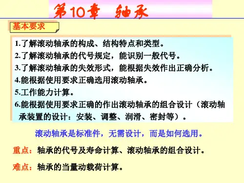 第10章 滚动轴承