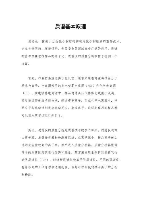 质谱基本原理