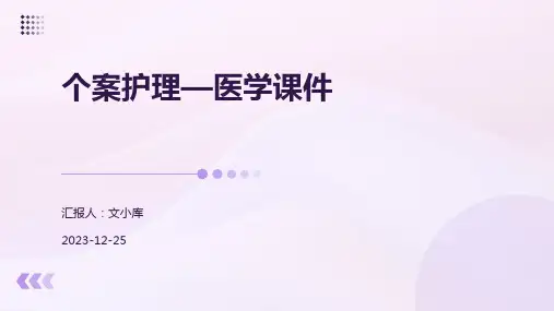 个案护理—医学课件