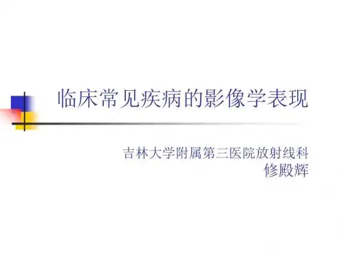 临床常见疾病的影像学表现(全)