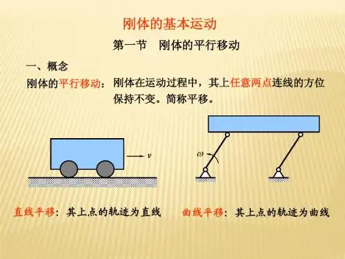 08刚体的基本运动