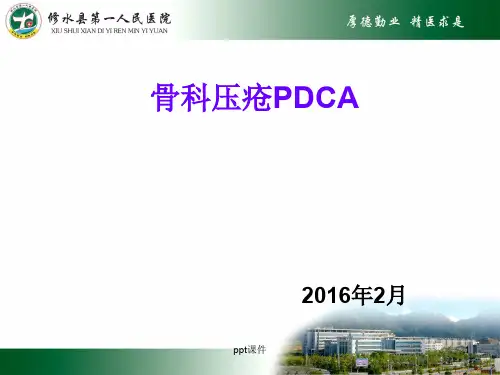 压疮PDCA  ppt课件