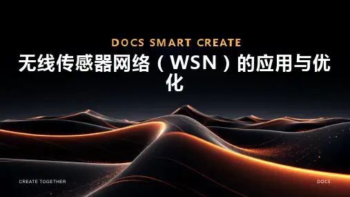 无线传感器网络(WSN)的应用与优化