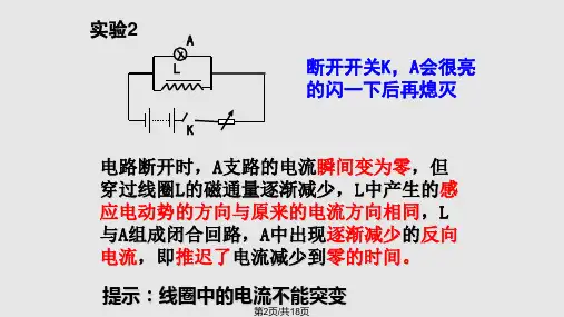 自感现象及应用