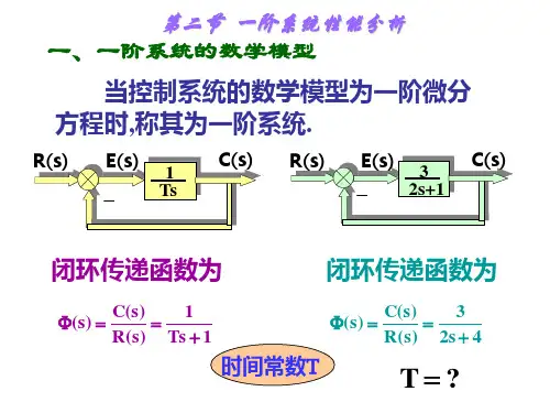 3.2一阶系统