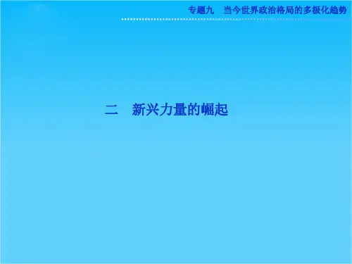 人民版高一历史必修1精品课件 专题九 二
