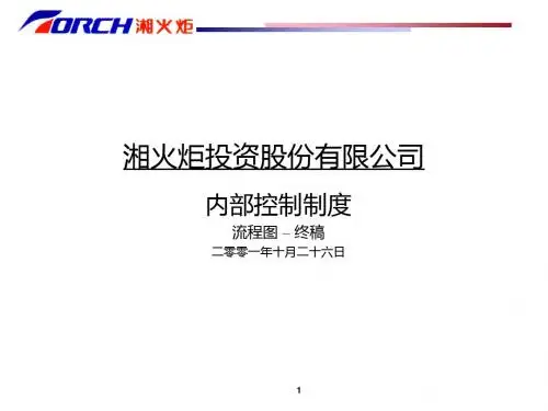 德勤-湘火炬内部控制制度手册之一