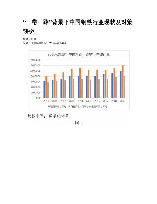 “一带一路”背景下中国钢铁行业现状及对策研究