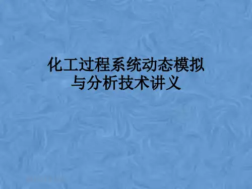 化工过程系统动态模拟与分析技术讲义
