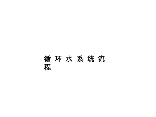 循环水系统流程布置图