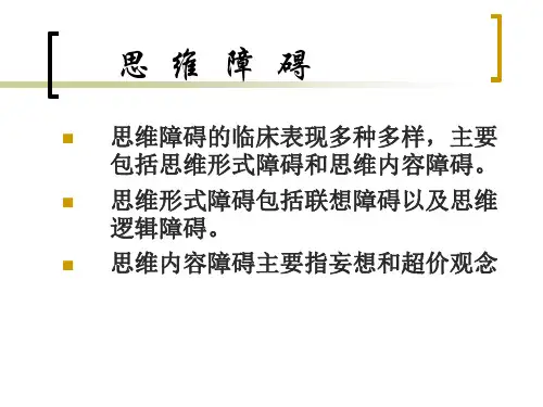 常见精神症状2