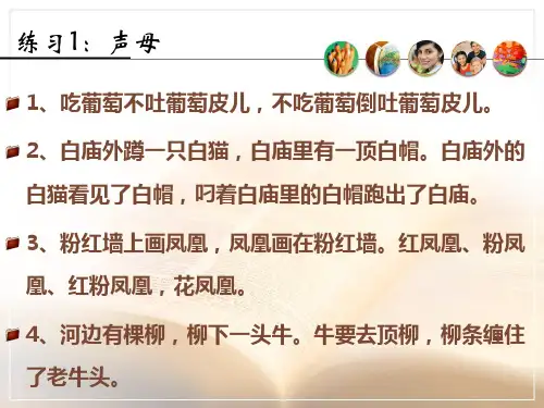 普通话绕口令训练