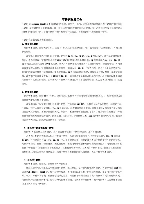不锈钢材质区分