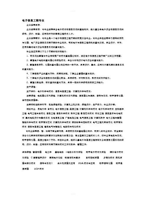 电子信息工程职业技能培训(1)