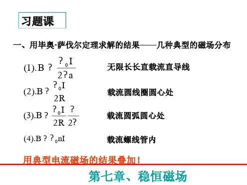 第七章恒定磁场-习题解答