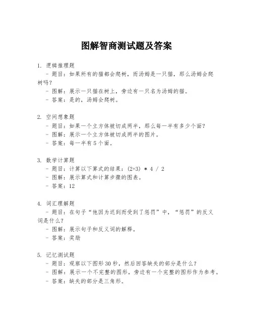 图解智商测试题及答案
