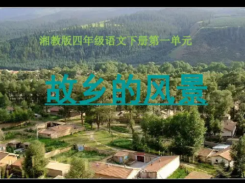故乡的风景 2课时