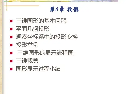 三维投影原理