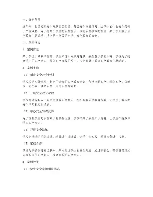 小学生安全教育_案例