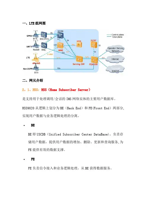 EPC网络概述