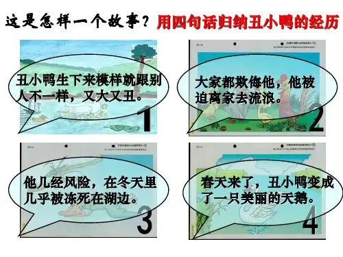部编版二年级下册语文《丑小鸭》PPT课件说课教学