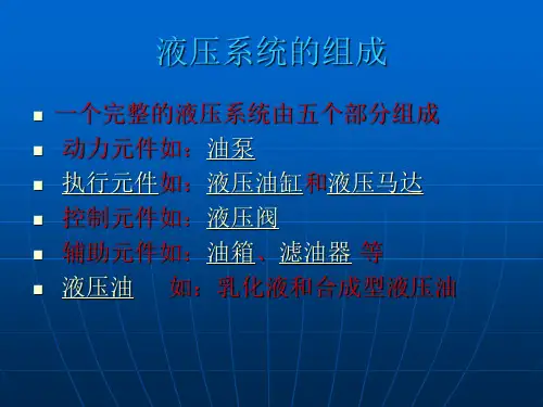 液压系统学习图解版