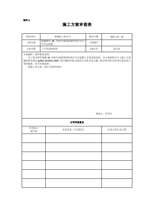 【施工管理】P91管道热处理施工方案