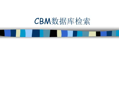 CBM数据库检索(研究生)
