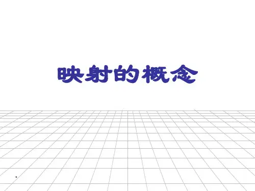 映射的概念精品PPT课件