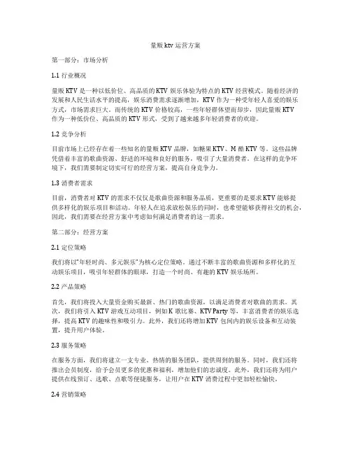 量贩ktv运营方案