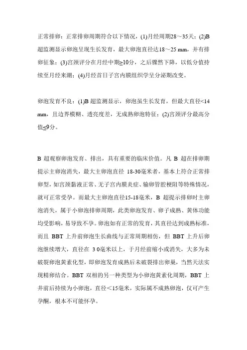 B超监测排卵
