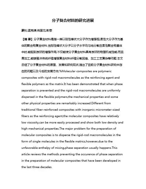 分子复合材料的研究进展