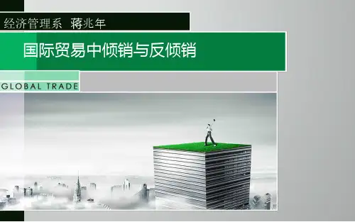 国际贸易中倾销与反倾销培训讲义(共44张PPT)